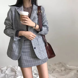 Set vest chân váy [order có ảnh thật]