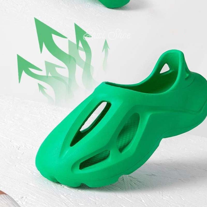 Oeggeo shop Giày Đục Lỗ Đi Biển Chống Thấm Nước Đơn Giản Cho Nam Và Nữ