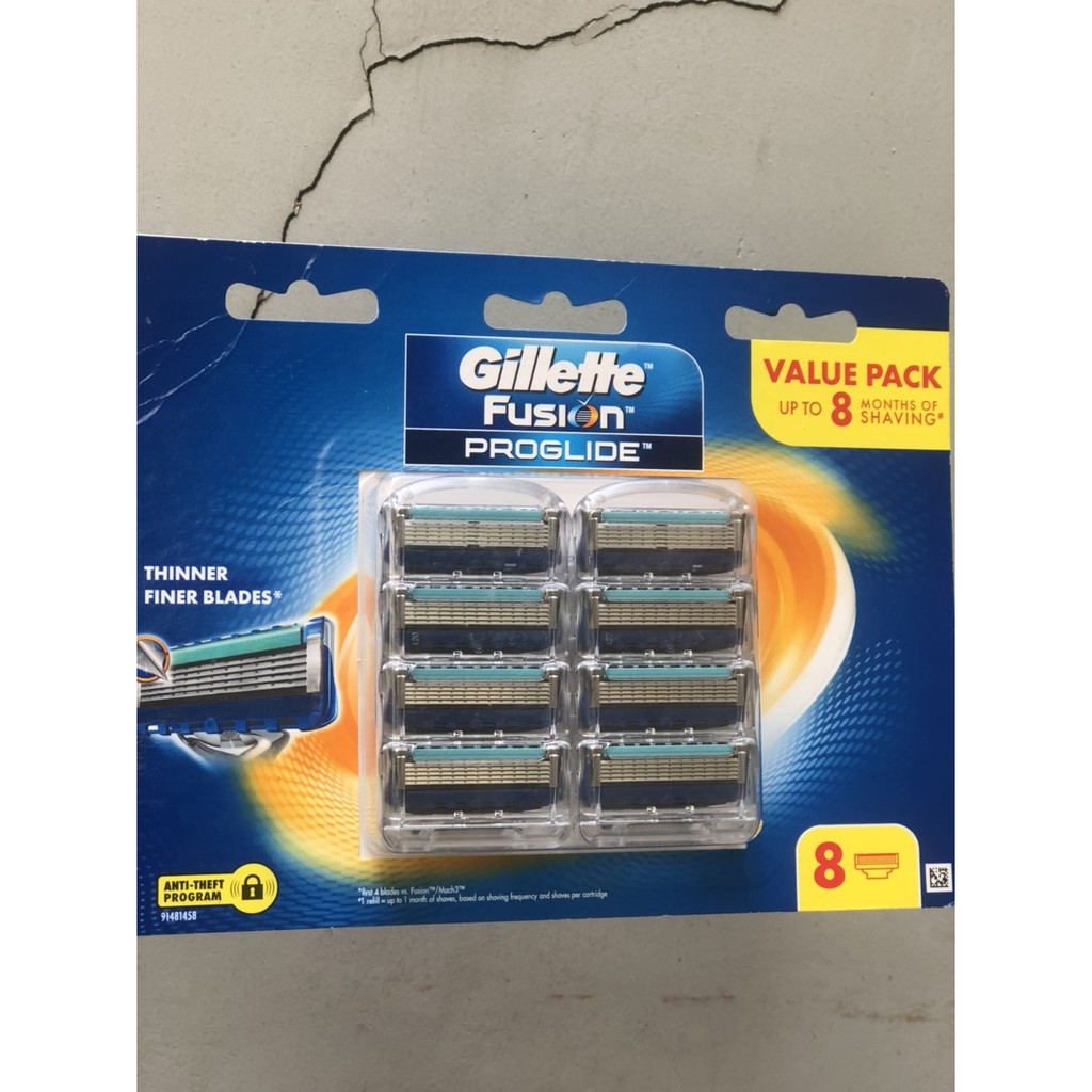 SET 8 CHIẾC THAY THẾ GILLETTE FUSION 5 LƯỠI