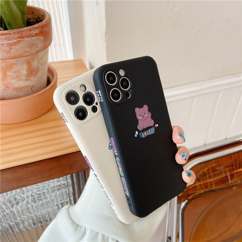 Ốp Điện Thoại Họa Tiết Hoạt Hình Chú Gấu Dễ Thương Cho Iphone 12 Pro Max 11 Xr | BigBuy360 - bigbuy360.vn
