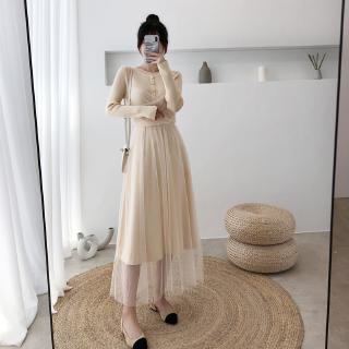 [Nhập WASIPN giảm 30K cho đơn 150K] đầm dệt kim dáng ôm tay dài