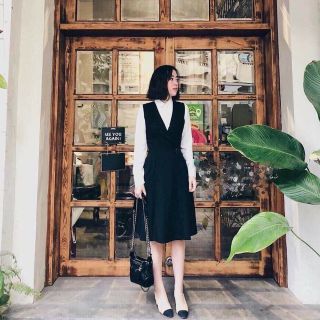 Váy yếm vải tây