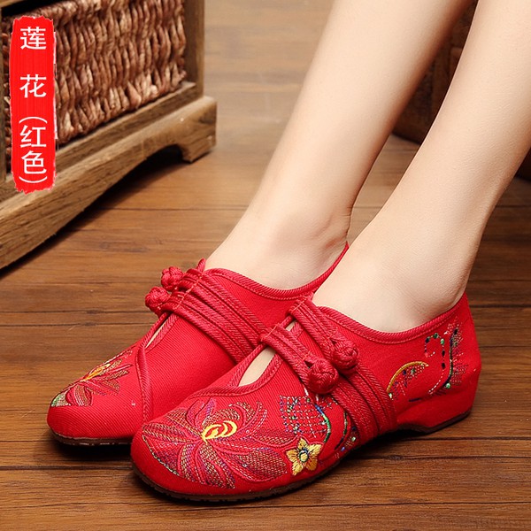 giày thêu cài khuy (nhiều màu đủ size)
