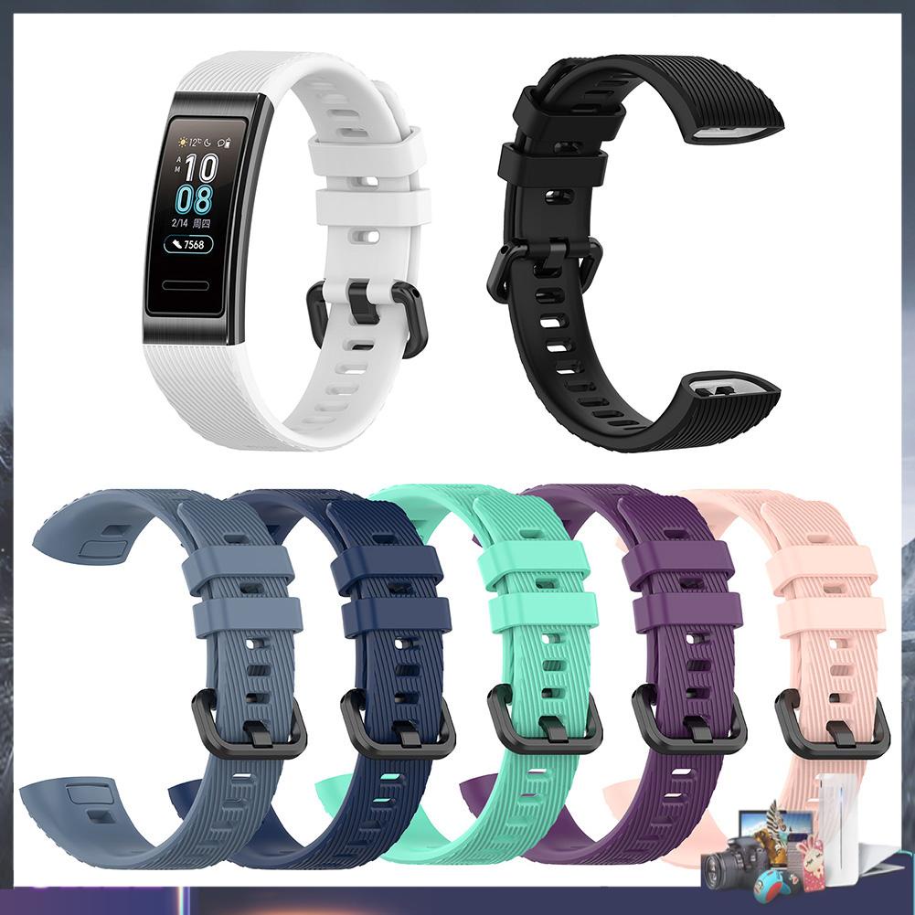 Dây đeo silicone có khóa cho đồng hồ thông minh Huawei Band 4 Pro TER-B29S