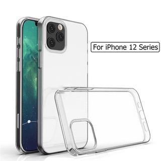 Ốp điện thoại silicon dẻo trong suốt chất lượng cao cho IPhone 13 12 Mini Pro Max Plus