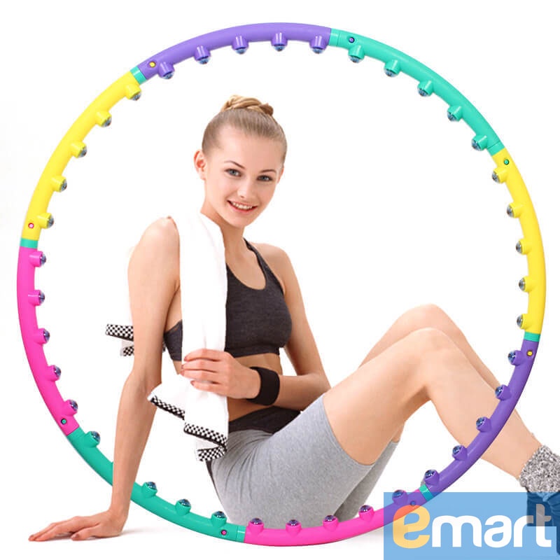 Vòng Lắc Eo Hoạt Tính Massage Giảm Mỡ Bụng HULA HOOP