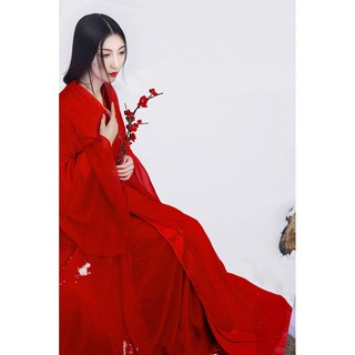 Cosplay Cổ Trang Trung Quốc, Áo cổ trang kiếm hiệp đỏ rượu, Order