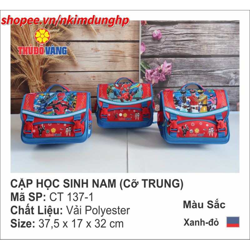 Cặp học sinh Thủ Đô Vàng - Chính hãng