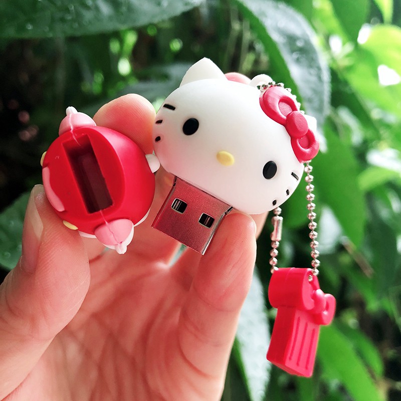 Usb 2.0 dung lượng 64gb 32gb 16gb 8gb hình Hello Kitty dễ thương