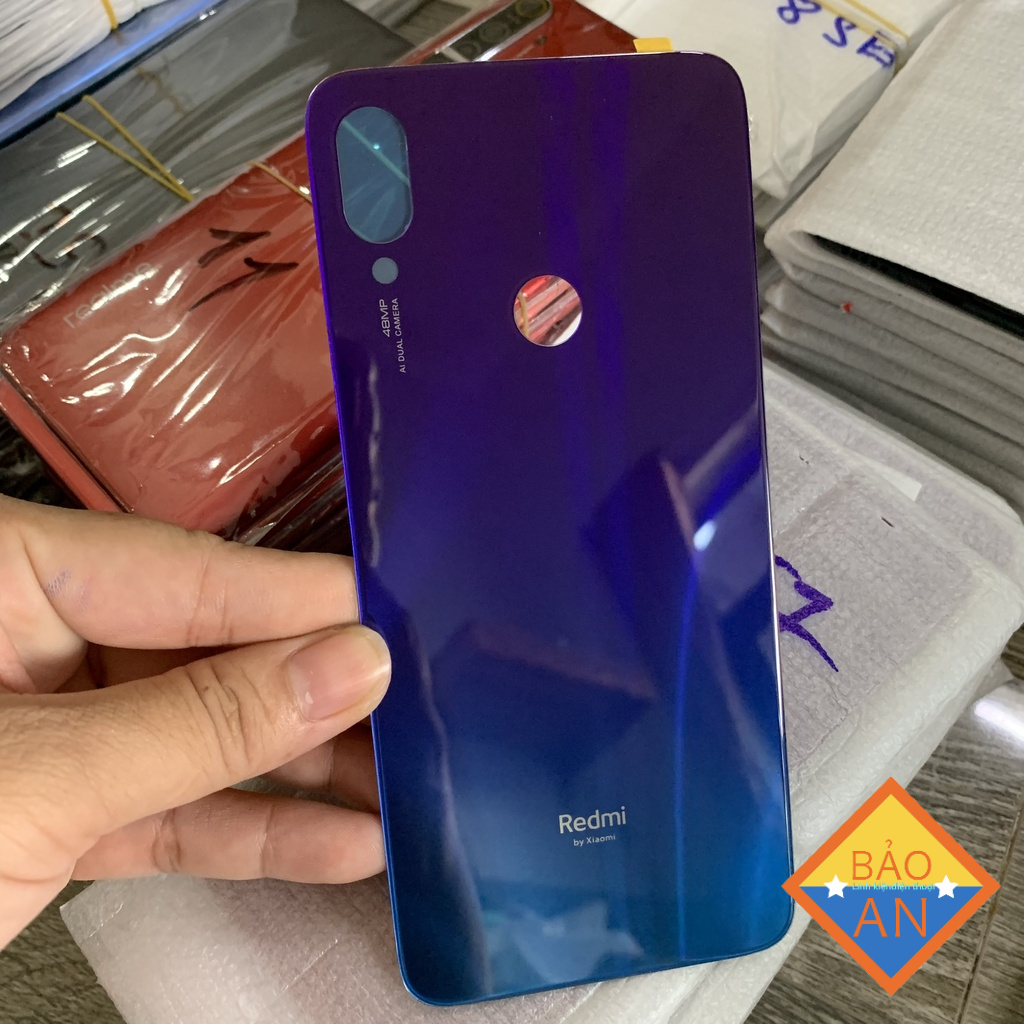 Nắp Lưng Điện Thoại Bằng Kính Chính Hãng Dành Cho Xiaomi Redmi NOTE 7 / NOTE 7 PRO