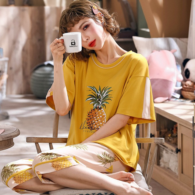 Bộ Đồ Ngủ Bộ Mặc Nhà Nữ Cotton - Thanh Lịch, Nhẹ Nhàng Minxu Shop - Phong Cách Hàn Quốc Hàng Hót