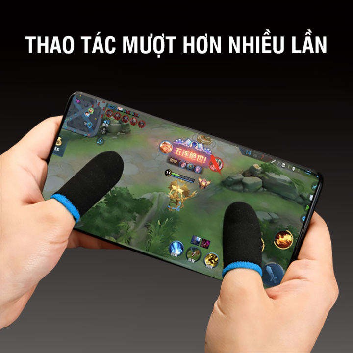 Găng Tay Bọc Ngón Chơi Game Chống Thầm Mồ Hôi Siêu Đã - Mềm Mượt - Thoáng Khí