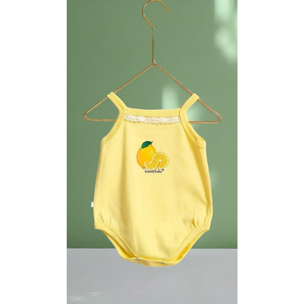 Body chip 2 dây sơ sinh bé gái cao cấp cotton Bozip xuất dư xịn của hãng