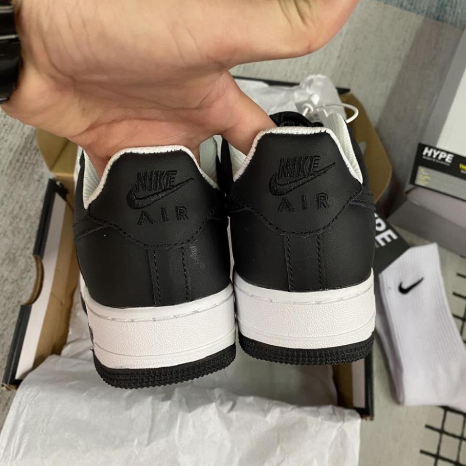 Giày thể thao AF1 panda, Giày Air Force đen trắng da xịn chuẩn form phối đồ nam nữ hot 2022 Full Box Tặng Dây_tongkho19