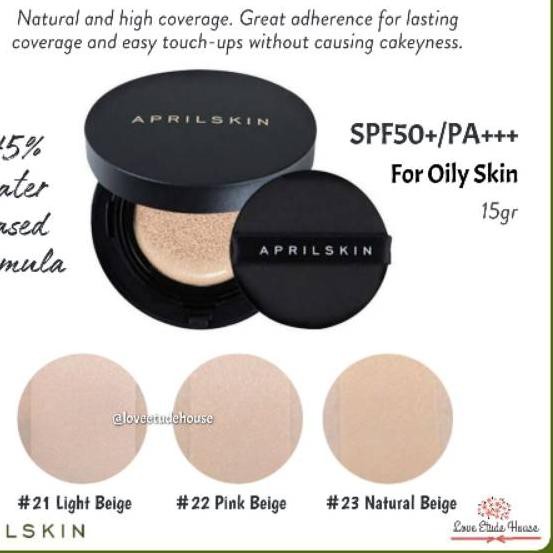 (hàng Mới Về) Phấn Nước Màu Đen 2.0 April Skin Chất Lượng Cao | BigBuy360 - bigbuy360.vn