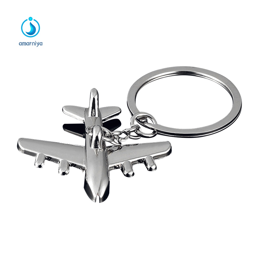Am AM| Móc Khóa Hình Máy Bay Mini Sturdy Civil