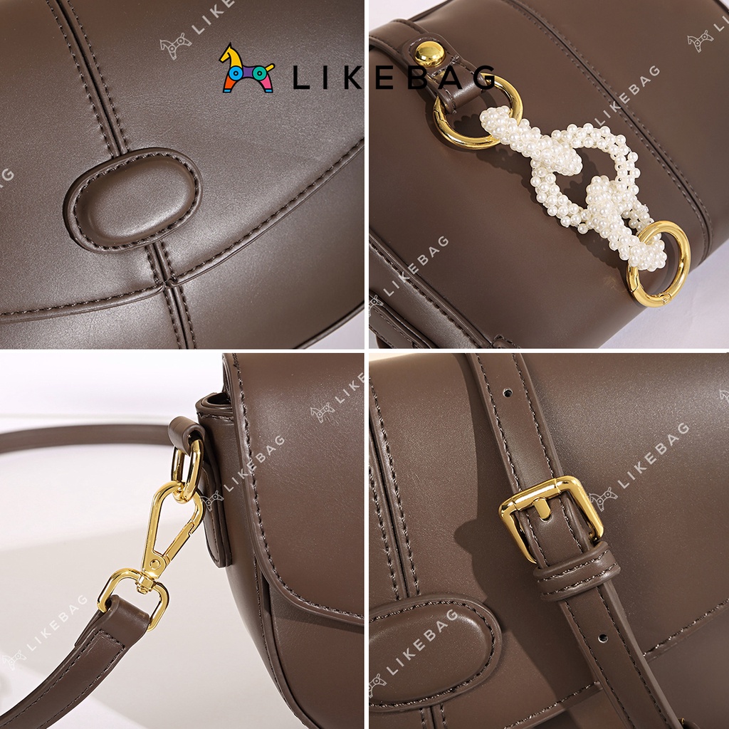 Túi xách nữ đeo vai bán nguyệt LIKEBAG da PU cao cấp chính hãng 210088 - LIBAGI