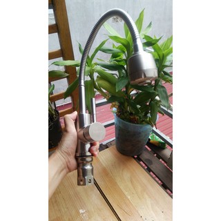 Vòi rửa bát Inox nóng lạnh