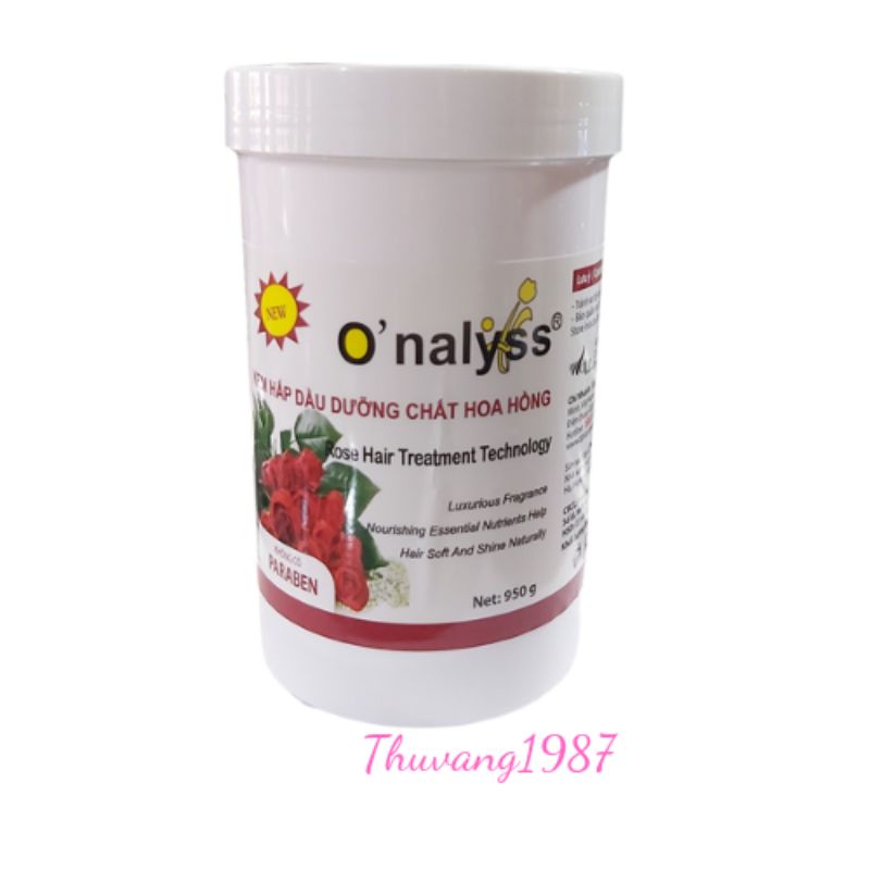 Kem hấp dầu hoa hồng o'nalyss 500-950g