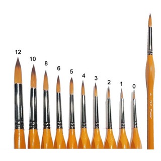 Cọ vẽ HAND thân Vàng (ZBS2)