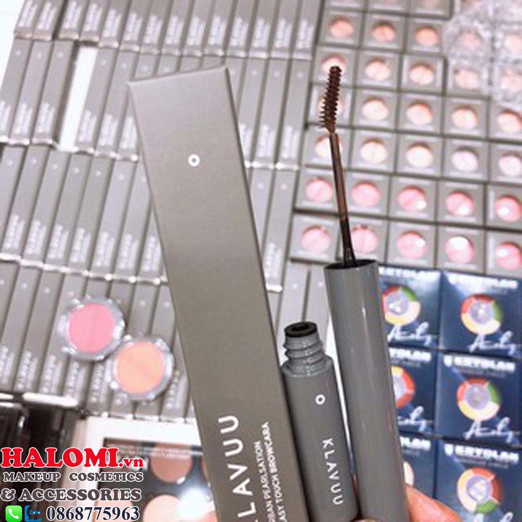 Mascara Chuốt Lông Mày Klavuu Cao Cấp Chính Hãng Có Màu Nâu Và Nâu Đen