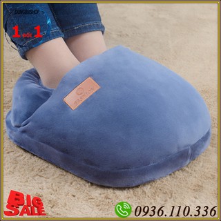 Sưởi chân cắm điện mùa đông mẫu nhung trơn RE0350