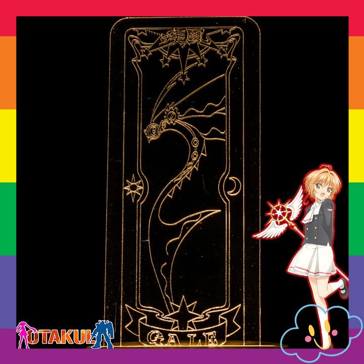 Đèn Ngủ Thẻ bài Sakura Clearcard thủ lĩnh thẻ bài cardcaptor Clear card