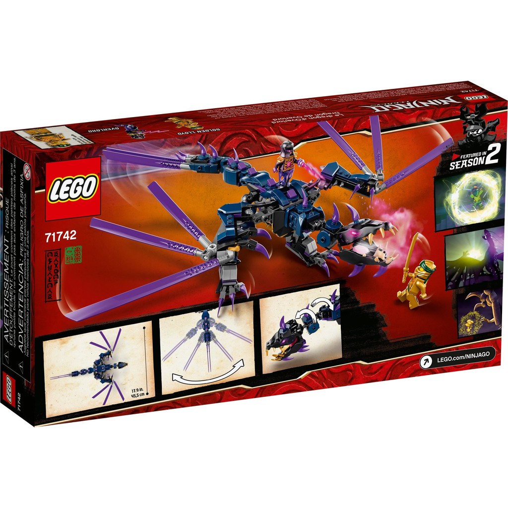 LEGO 71742 Ninjago - Rồng Đen Của Chúa Tể Overlord