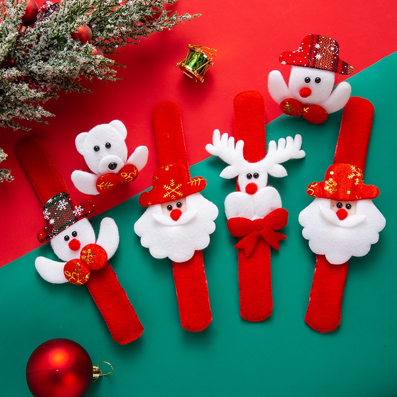 Vòng tay đập nhung cuộn noel