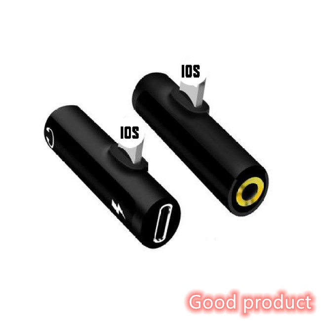 【In stock】 2-in-1 Type-C 3.5mm Jack Interface for Headphone Adapter Charger and Earphone Splitter Dongle Audio Convertor Compatible with iPhone Cellphones