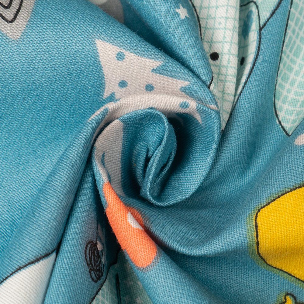 Bộ đồ ngủ pyjama chất liệu cotton cao cấp họa tiết siêu dễ thương cho bé BR20017