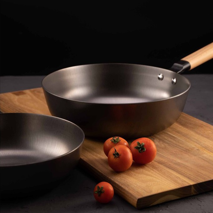 Chảo gang La gourmet Nitrigan 28cm sâu - 347701