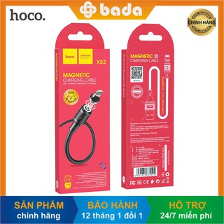 [Bada Shops] Cáp sạc nam châm HOCO X52 dài 1m chân Lightning/ Micro/ Type-C hít từ tính cực mạnh - Hàng chính hãng