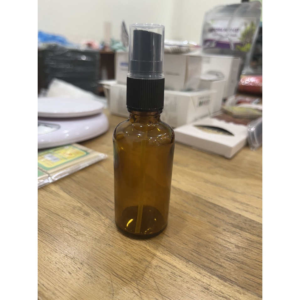Chai xịt phun sương THỦY TINH MÀU NÂU 10ml/20ml/30ml/50ml
