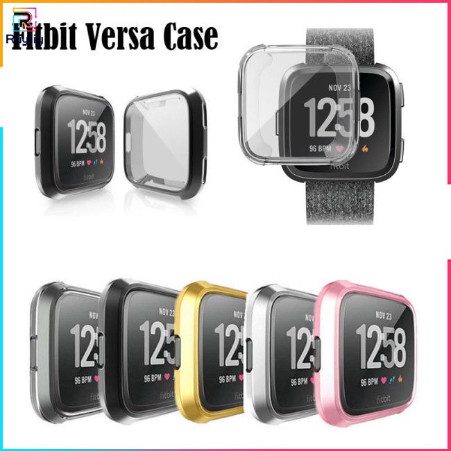 Ốp Nhựa Tpu Siêu Mỏng Bảo Vệ Màn Hình Đồng Hồ Thông Minh Fitbit Versa