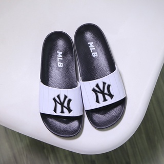 dép mlb-ny quai ngang nam nữ màu basic