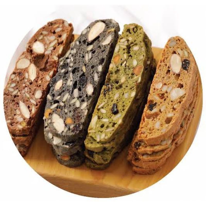 Bánh BISCOTTI 100g cho người TIỂU ĐƯỜNG, Keto-Das-Eatclean