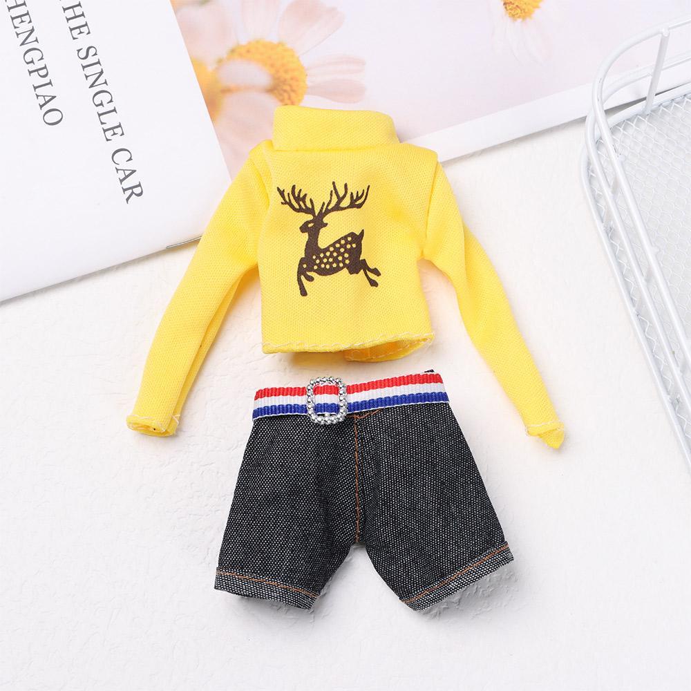 Bộ Quần Áo Trang Điểm Màu Cầu Vồng Cho Bé Gái