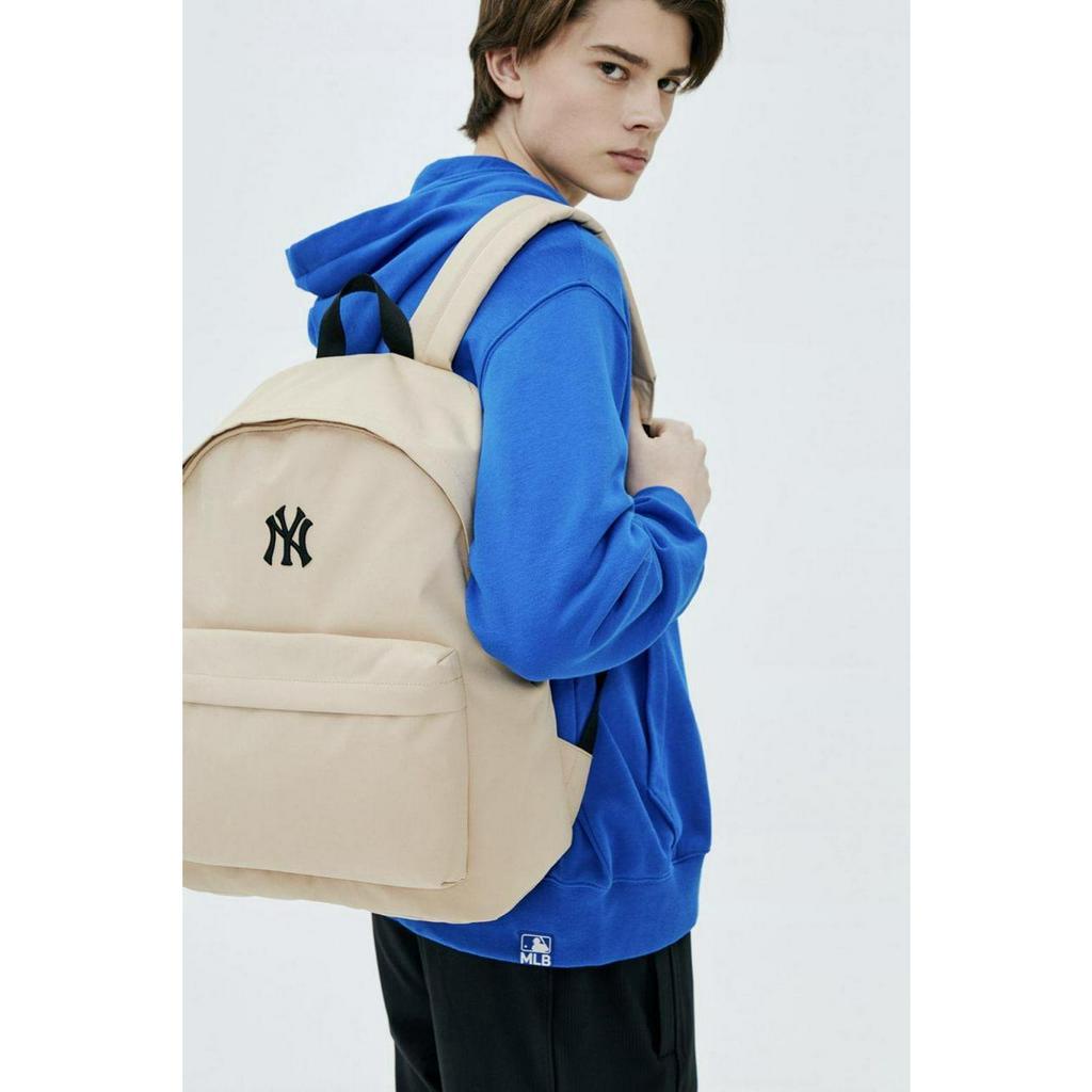 BALO MLB BASIC TEAM LOGO BACKPACK NEW YORK YANKEES BEIGE - 14003