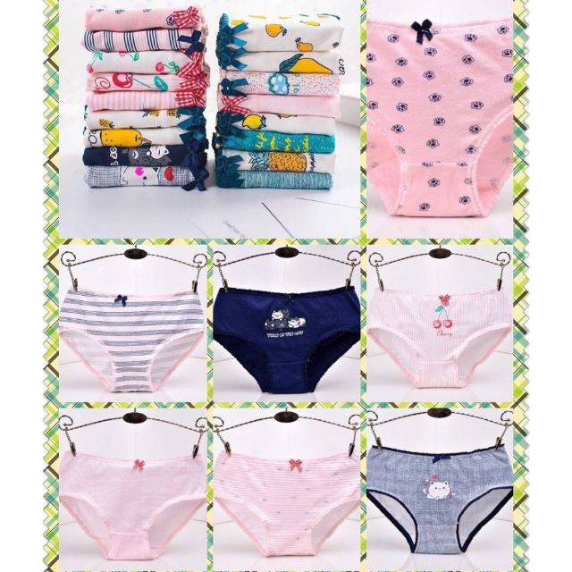 (Sỉ-lẻ có video ảnh thật) Quần lót cotton nữ kiểu dáng đáng yêu kute 17 mẫu hàng Quảng Châu chất lượng cao siêu giảm giá