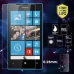 Kính cường lực Kính Cường Lực Nokia Lumia 530,540,630,730,520,920,820....kính trong suốt mài cạnh tặng kèm khăn lau.