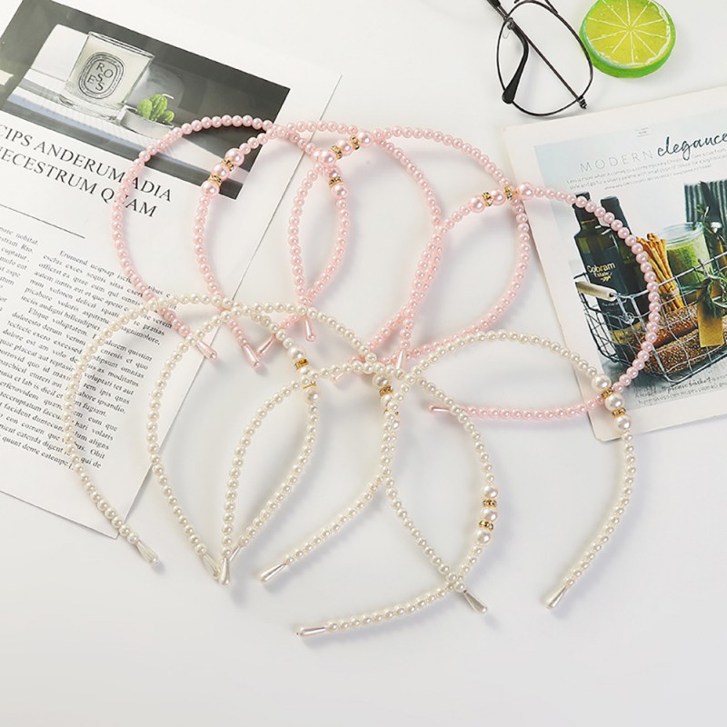 Cài tóc đính ngọc trai giả dễ thương dành cho bé gái