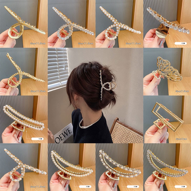 Kẹp Tóc Kim Loại Thời Trang Hàn Quốc