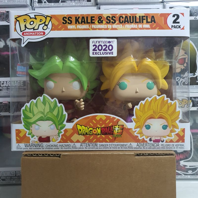 Đồ chơi mô hình funko pop SS Kale &amp; SS Caulifla (2-Pack) - Dragon Ball