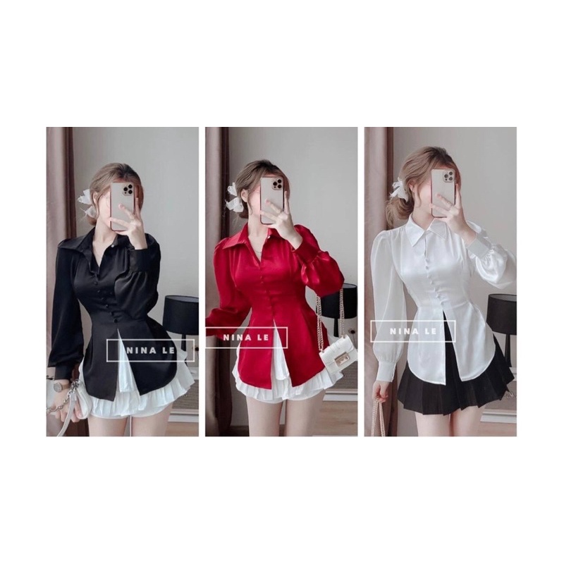 Áo Phi Lụa 4 màu