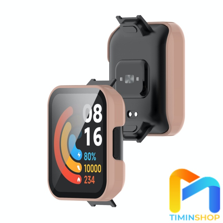 Ốp Xiaomi Redmi Watch 2 lite - PC + màn hình Kính cường lực