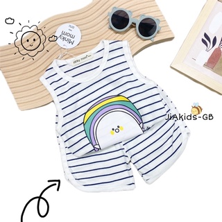 Minky mom_Bộ ba lỗ thun lạnh cho bé