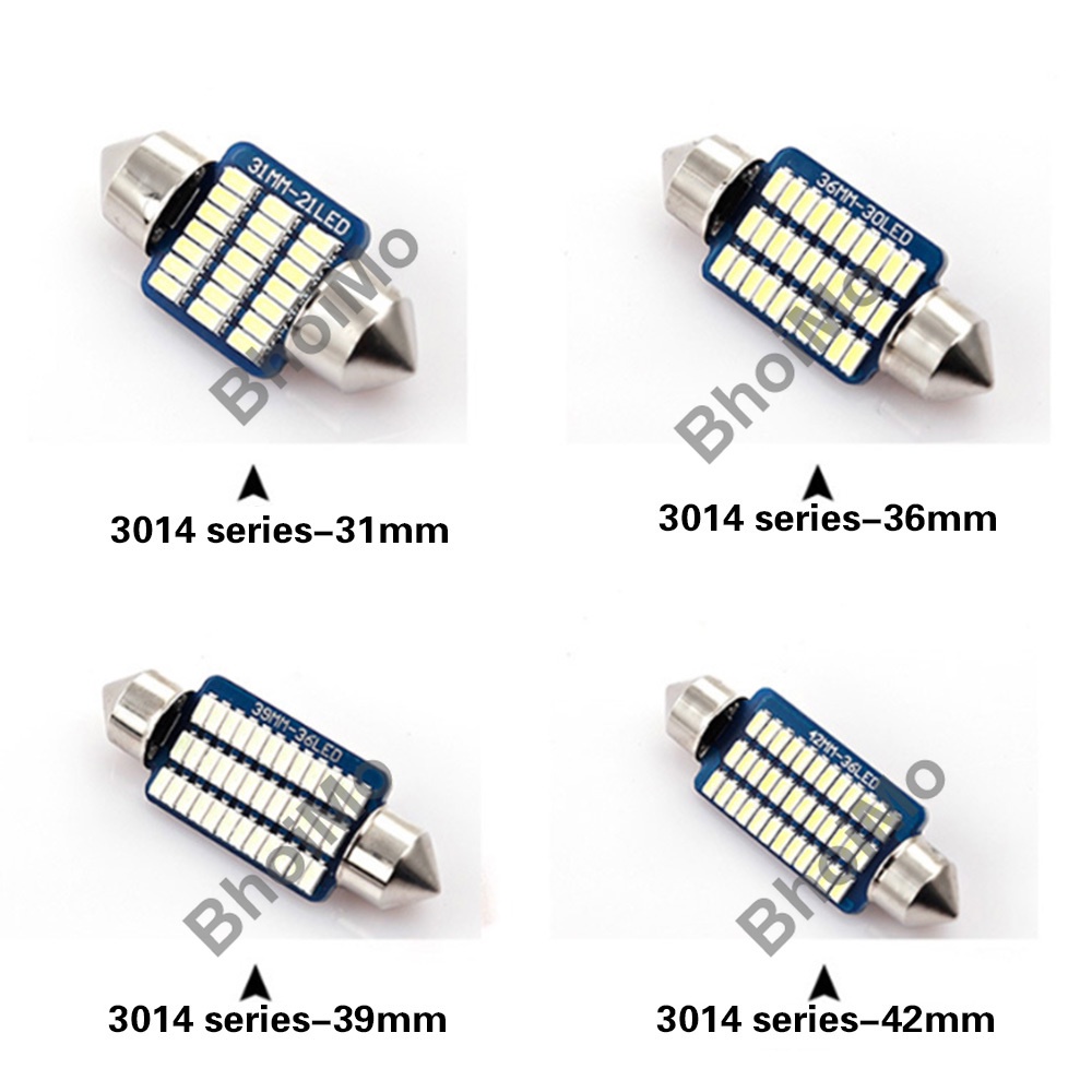 Bóng Đèn Led T10 31mm Ba9S T4W W5W C10W C5W 28mm 3014 36mm 39mm 41m Cho Xe Hơi / Xe Máy | BigBuy360 - bigbuy360.vn