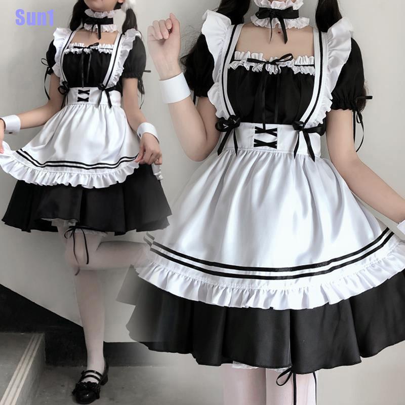 Đầm Người Hầu Phong Cách lolita Dễ Thương