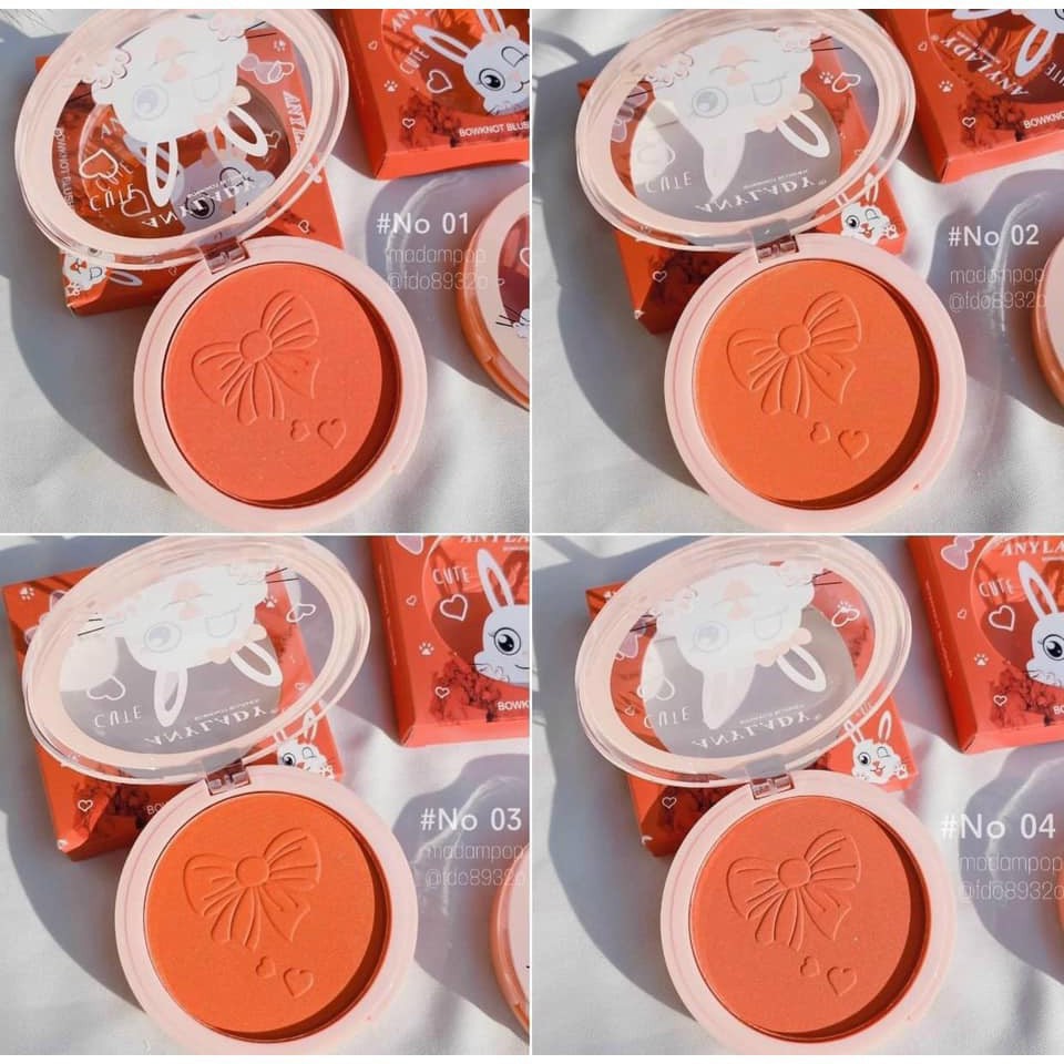 Phấn Má Thỏ Cute ANYLADY BOWKNOT BLUSHER NO.789B